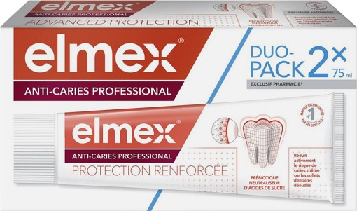 Elmex Pastă De Dinți Profesională Anti-Carie Doua Tuburi 2x75ml - Img 1