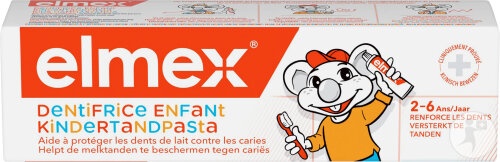 Elmex Pastă Dinți Fără Coloranți Copii 2-6 Ani Tub 50ml - Img 1