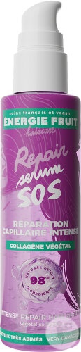 Energie Fruit Ser Capilar SOS Reparare Intensă Păr Foarte Deteriorat Colagen Vegetal 75ml - Img 1