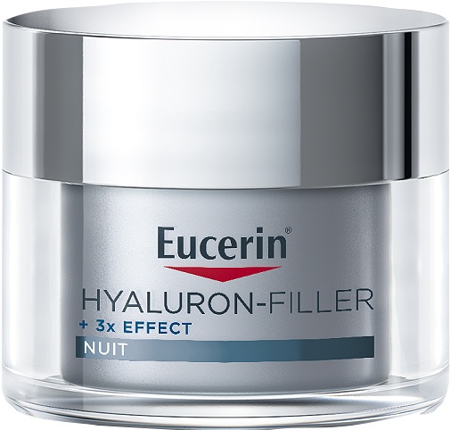 Eucerin Hyaluron-Filler + 3x Effect Cremă De Noapte Cu Efect De Tonifiere A Pielii 50ml - Img 1