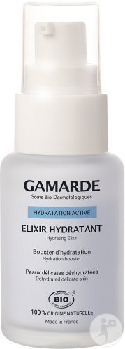Gamarde Hydratation Active Elixir Hidratant Piele Delicată Și Deshidratată Flacon Cu Pompiță 30ml - Img 1