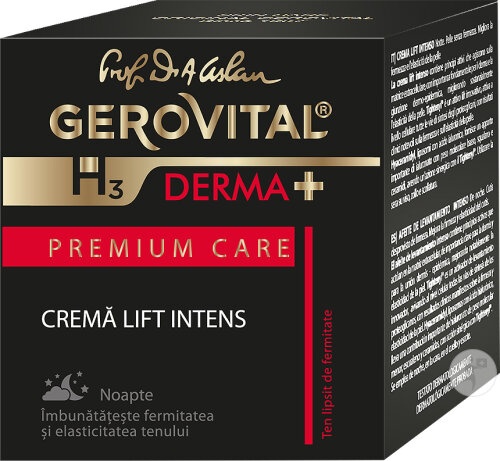 Gerovital H3 Derma+ Premium Care Cremă Lift Intens 50ml - Img 1