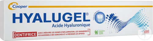 Hyalugel Pastă De Dinți Cu Acid Hialuronic Tub 75ml - Img 1