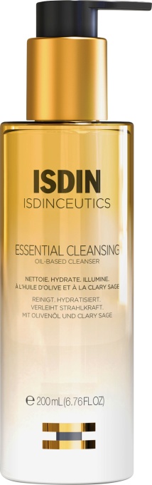 Isdin Isdinceutics Essential Ulei-Lapte Pentru Curățarea Tenului Flacon Cu Pompă 200ml - Img 1