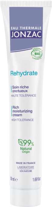 Jonzac Eau Thermale Rehydrate Cremă Onctuoasă Pentru Ten Deshidratat 50ml - Img 1