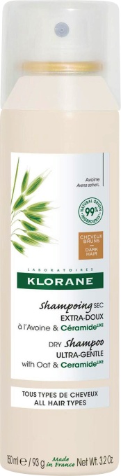 Klorane Șampon Uscat Colorat Extra Delicat Ovăz Și Ceramide Toate Tipurile De Păr 150ml - Img 1