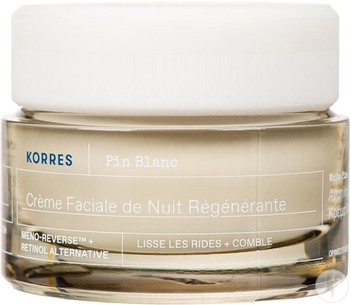 Korres White Pine Cremă De Noapte Regenerantă 40ml - Img 1