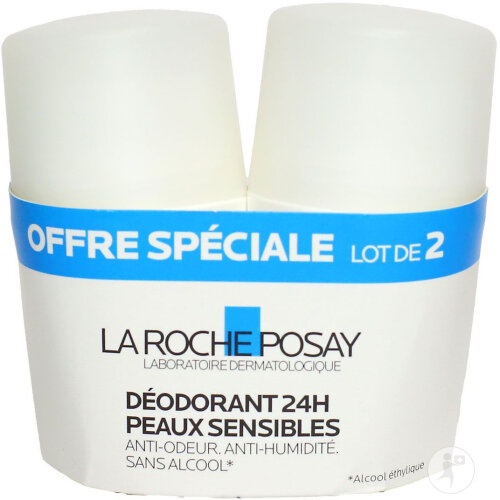La Roche‑Posay Duo Pack Deodorant Fizilogic 24h Pentru Piele Sensibilă 2x50ml - Img 1