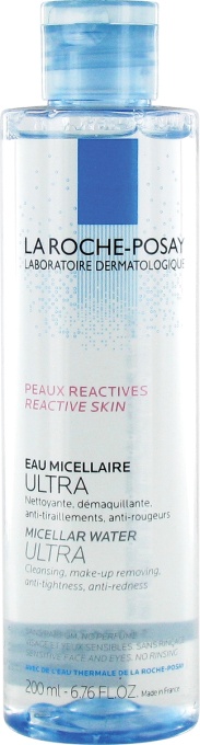 La Roche-Posay Fluid Micelar Ultra Pentru Piele Reactivă Flacon 200ml - Img 1