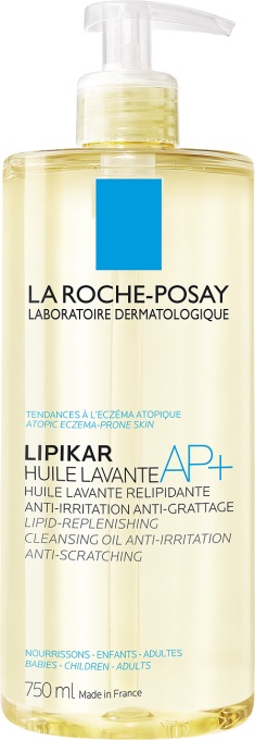La Roche-Posay Lipikar Ulei De Curățare AP+ Piele Cu Tendință Atopică Flacon Cu Pompă 750ml - Img 1