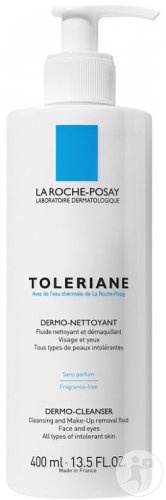 La Roche-Posay Toleriane Fluid De Curățare Și Demachiere Față Și Ochi 400ml - Img 1