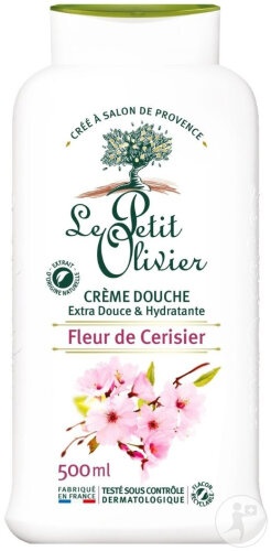 Le Petit Olivier Cremă Duș Floare Cireș 500ml - Img 1