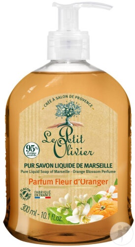 Le Petit Olivier Săpun Lichid Marseille Floare De Portocal 300ml - Img 1