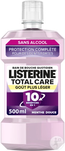 Listerine Apă De Gură Total Care 10 In 1 Fără Alcool 500ml - Img 1