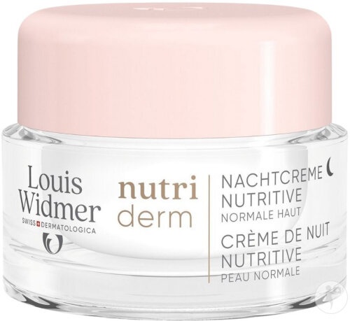 Louis Widmer Nutriderm Cremă De Noapte Nutritivă Fără Parfum 50ml - Img 1