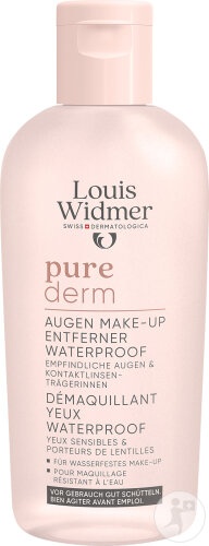 Louis Widmer Purederm Demachiant Pentru Ochi Waterproof Fără Parfum Flacon 100ml - Img 1
