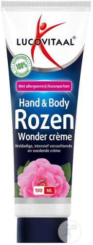 Lucovitaal Rose Wonder Cremă De Mâini Și Corp Hrănitoare Și Catifelantă 100ml - Img 1