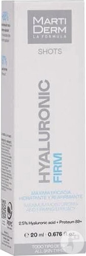 Martiderm Shot Acid Hialuronic Fermitate Pentru Toate Tipurile De Ten 20ml - Img 1