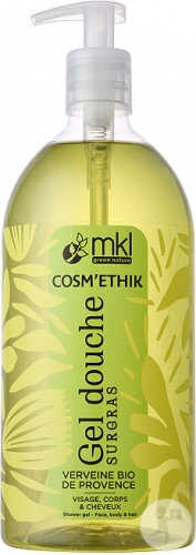 MKL Green Nature Coms'Éthik Verbină Organică Din Provence Gel De Duş Dermatologic Față/Corp/Păr 1l - Img 1