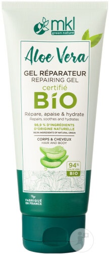 MKL Green Nature Gel Reparator Aloe Vera Bio Corp Și Păr 100ml - Img 1