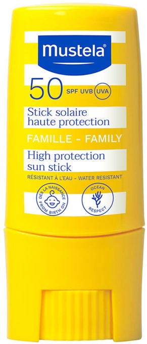 Mustela Famille Stick Solar SPF50 Protecție Ridicată 9ml - Img 1