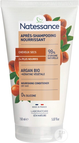 Natessance Balsam Argan &amp; Keratină Vegetală Pentru Păr Normal/Uscat Tub 150ml - Img 1