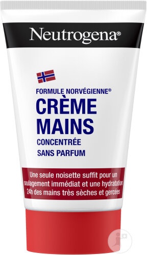 Neutrogena Formulă Norvegiană Cremă Mâini Calmantă Fără Parfum Tub 50ml - Img 1