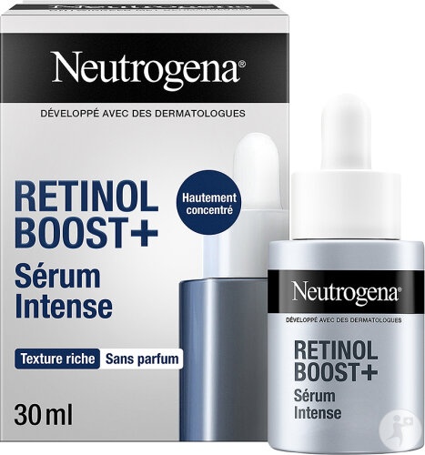 Neutrogena Retinol Boost+ Ser Intensiv Fără Parfum 30ml - Img 1