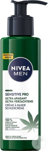Nivea Men Sensitive Pro Cremă De Ras Ultra Calmantă 200ml - Img 1
