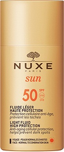 Nuxe Sun Light High Protection SPF50 Fluid Fluid Protecție Solară Piele Normală Și Mixtă 50ml - Img 1