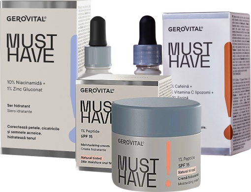 Pachet Mix&amp;Match Gerovital Must Have Ser + Crema 3 Produse - Img 1