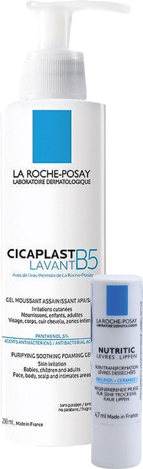 Pachet Mix&amp;Match La Roche-Posay Nutritic Stick + Cicaplast Gel De Curățare - Img 1