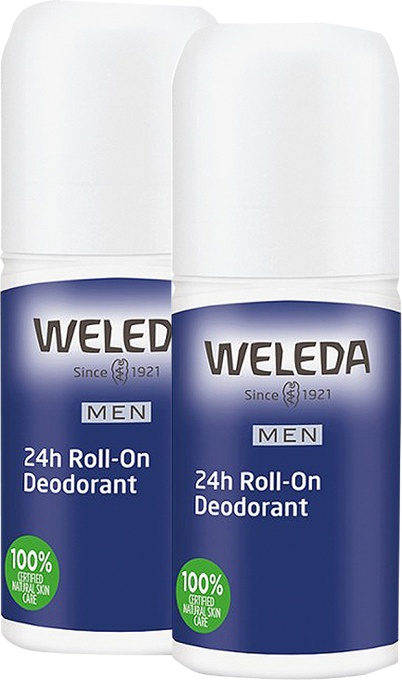 Pachet Weleda Deodorant Bărbați 24h Roll-On 2x50ml - Img 1