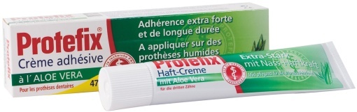 Protefix Crema Adezivă Cu Aloe Vera Tub 40ml - Img 1