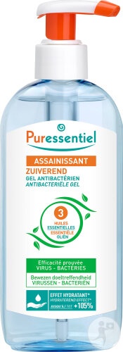 Puressentiel Gel Hidroalcoolic Antibacterian Cu Pompiță 250ml - Img 1