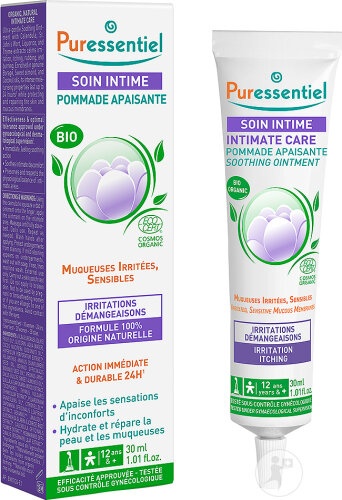Puressentiel Hygiene Igiena Intima Soothing Balm Bio 30ml - Img 1