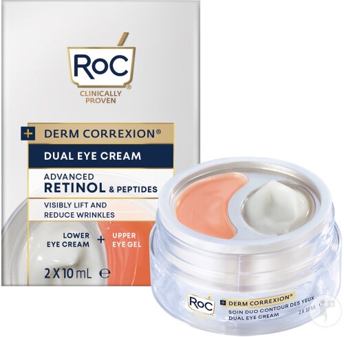 Roc Derm Correxion Îngrijire Duo Contur Ochi 20ml - Img 1