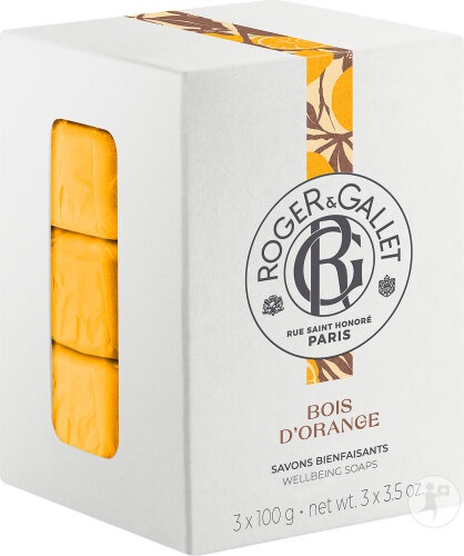 Roger&amp;Gallet Bois D'Orange Set De Săpun De Bunăstare 3x100g - Img 1