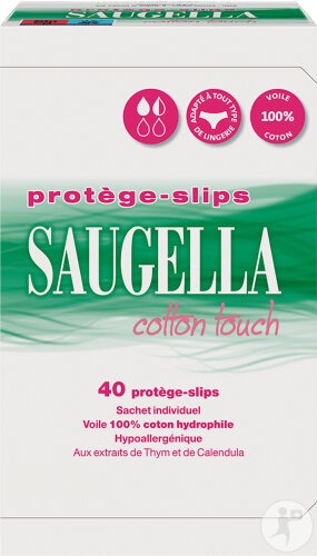 Saugella Cotton Touch Absorbante Zilnice Hipoalergenice Și Fine 40 Bucăți - Img 1