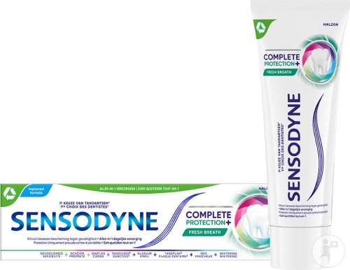 Sensodyne Complete Protection Spuma De Dinti Extra Fresh Pentru O Respiratie Proaspata Tub 75ml - Img 1