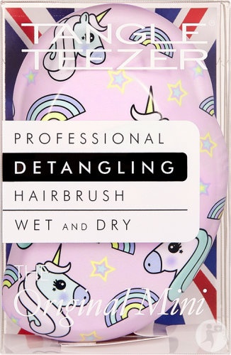 Tangle Teezer Mini Original Perie De Păr Model Unicorn 1 Bucată - Img 1