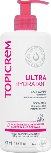 Topicrem Lapte Ultra-Hidratant Pentru Corp Piele Uscată Și Sensibilă 500ml - Img 1