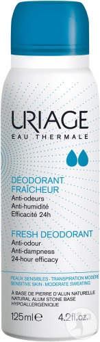 Uriage Deodorant Prospețime Anti-Mirosuri Anti-Umiditate Piele Sensibilă 125ml - Img 1