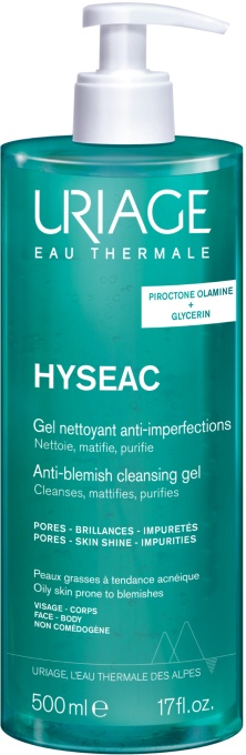 Uriage Hyséac Gel De Curățare Anti-Imperfecțiun 500ml - Img 1