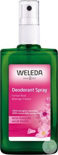Weleda Deodorant Spray Cu Trandafir Sălbatic 100ml - Img 1