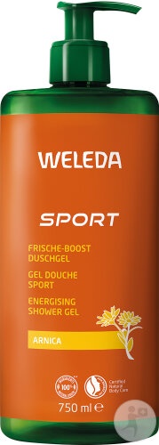 Weleda Gel De Duș Sport Arnica 750ml - Img 1