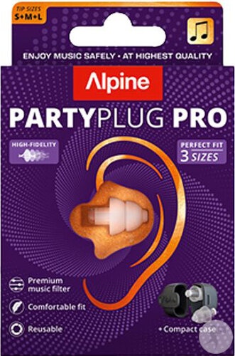 Alpine PartyPlug Pro Dopuri De Urechi Transparente 1 Pereche - Img 1