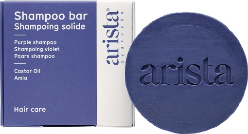 Arista Ayurveda Șampon Solid Nuanțator Pentru Păr Blond Sau Grizonat 80g - Img 1