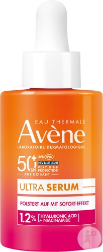 Avène Cremă De Protecție Solară Ultra Serum SPF50+ Cu Efect De Umplere Anti-îmbătrânire 30ml - Img 1