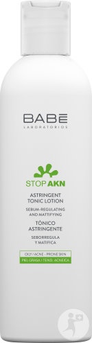 Babé Stop AKN Loțiune Tonică Astringentă Pentru Piele Grasă Sau Acneică Flacon 250ml - Img 1